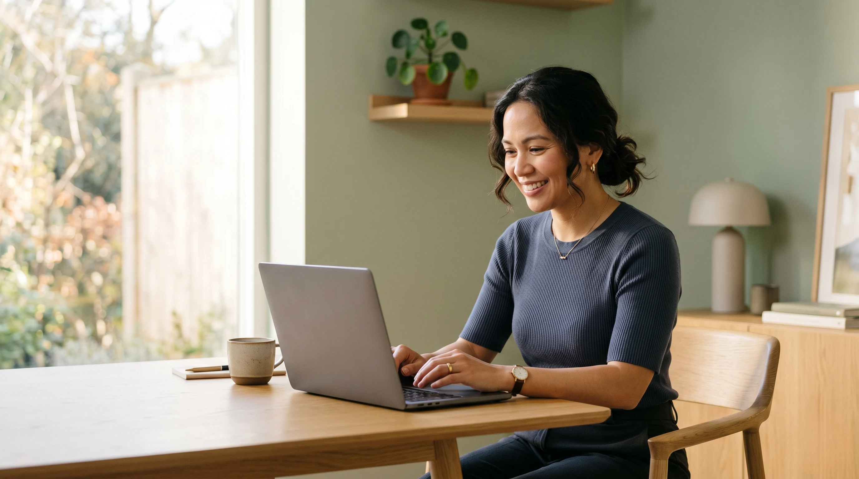Filipino SME owner at her new website