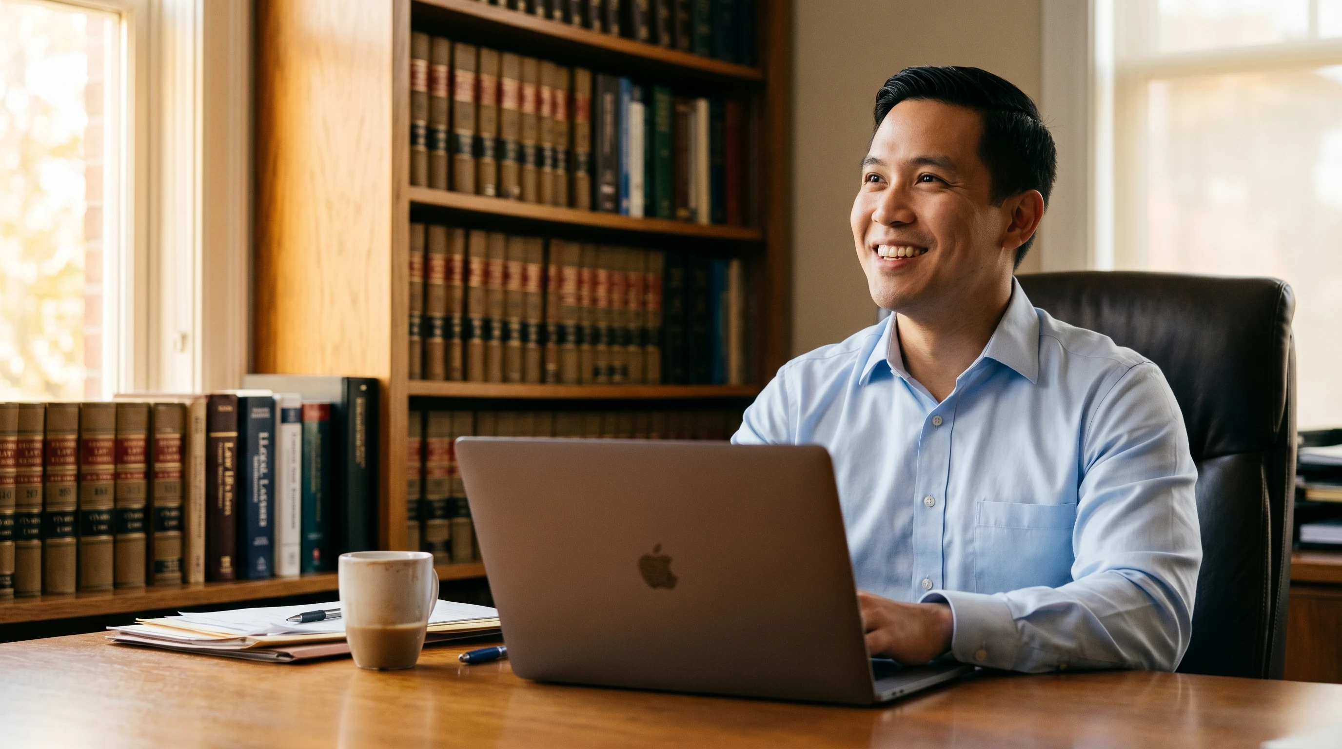 Filipino attorney reviewing his site