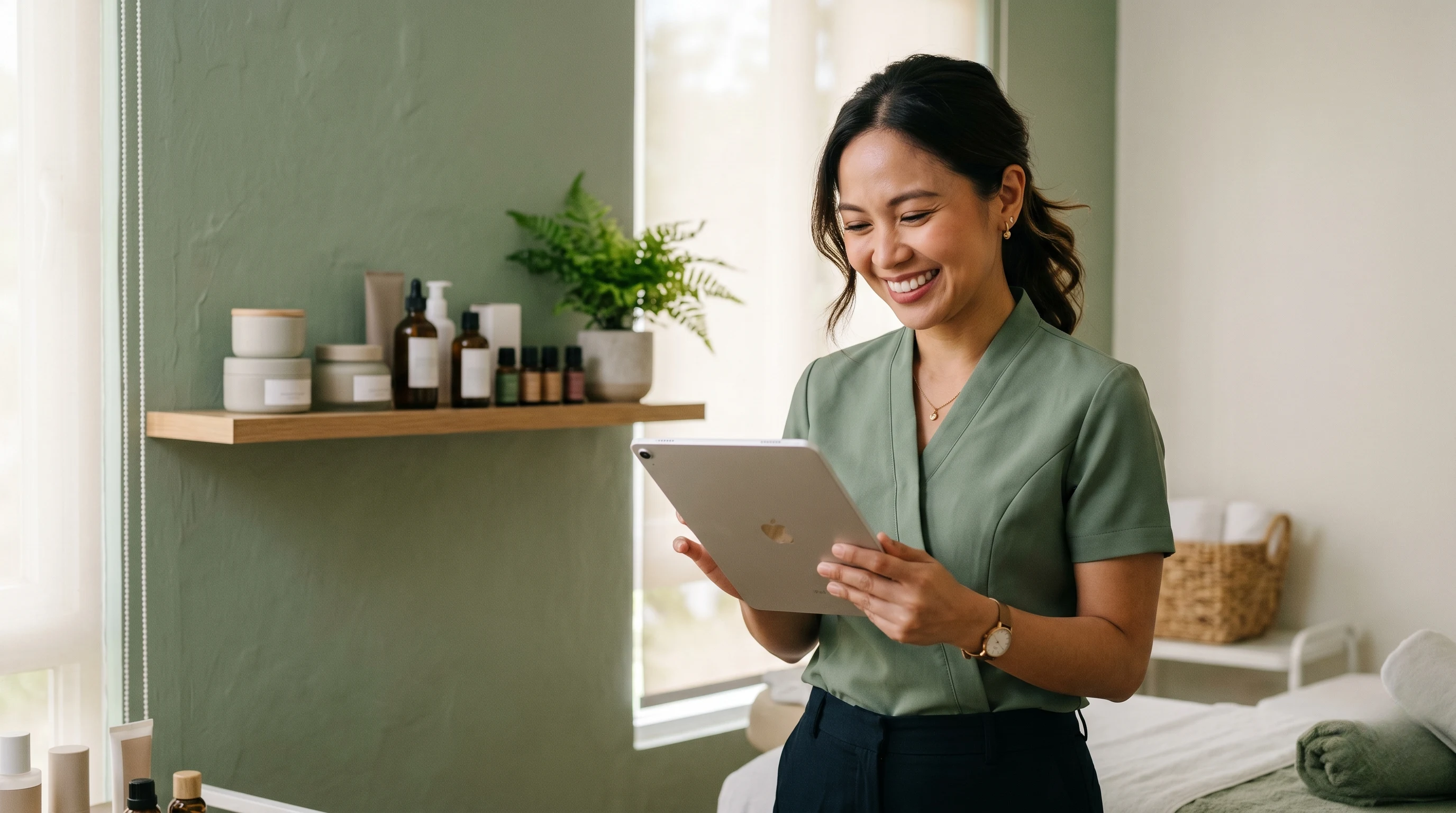 Filipino wellness clinic owner